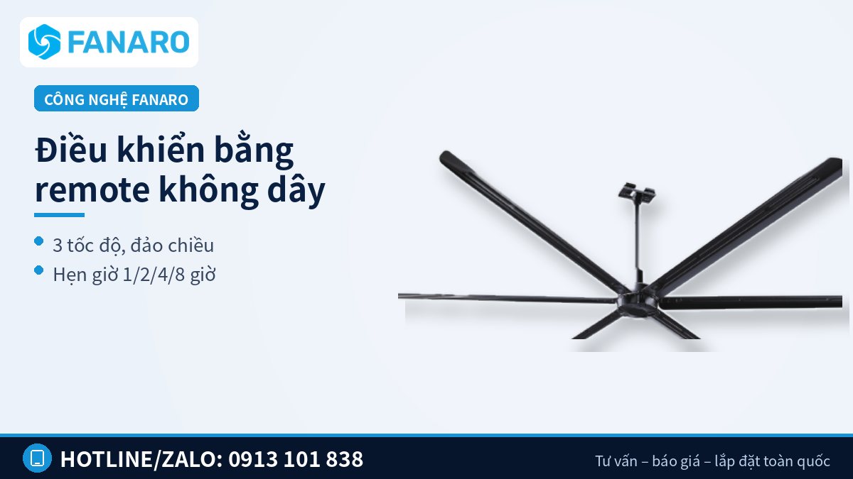 Remote không dây đi kèm quạt trần – phụ kiện cần kiểm khi nhận hàng nhập sỉ