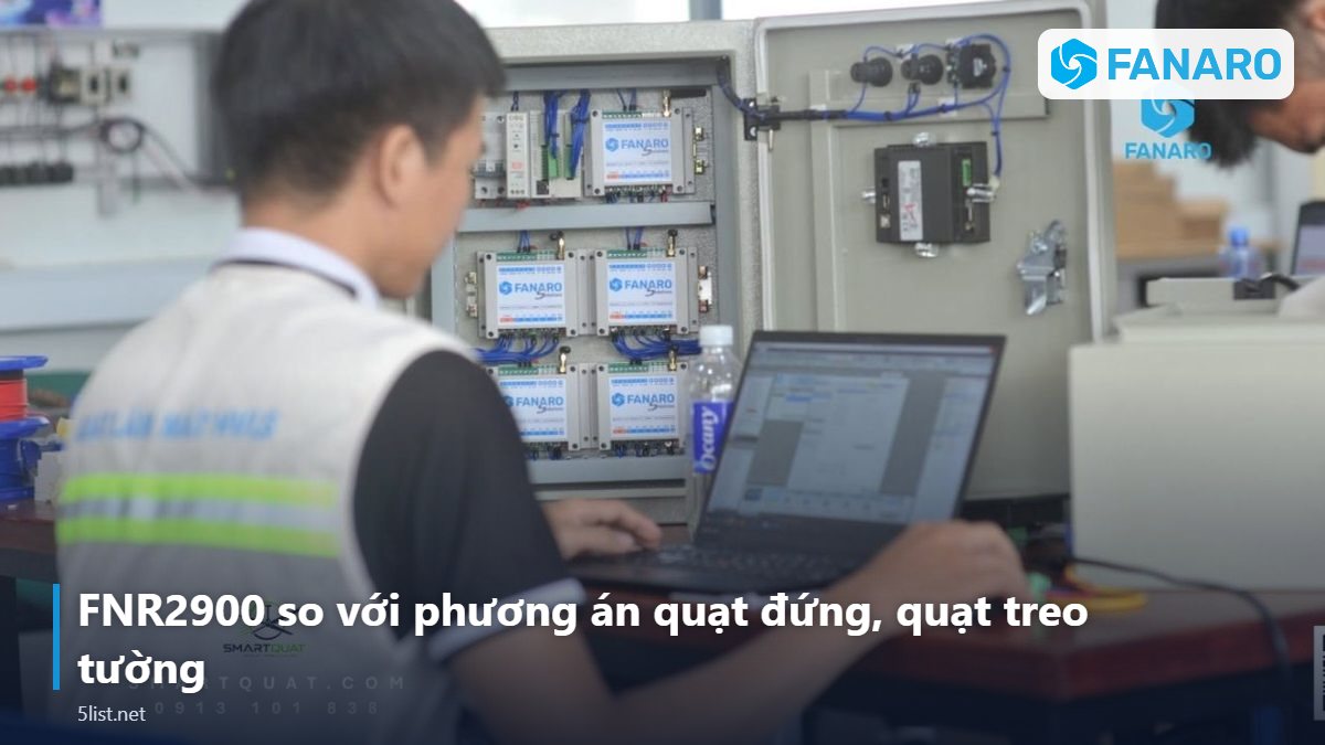 FNR2900 so với phương án quạt đứng, quạt treo tường – Quạt Trần Công Nghiệp 3m FNR2900: Thông Số, Giá 7,8 Triệu Và
