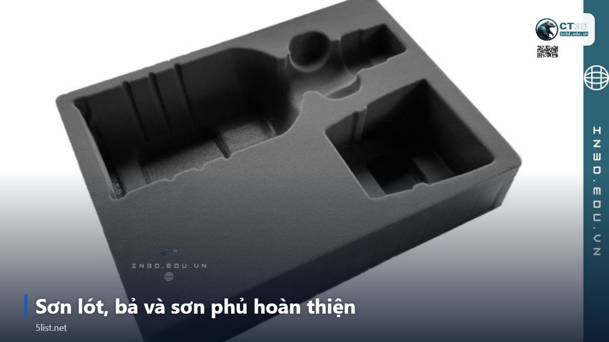 Sơn lót, bả và sơn phủ hoàn thiện – Top 5 cách hậu xử lý sản phẩm in 3D phổ biến nhất hiện nay