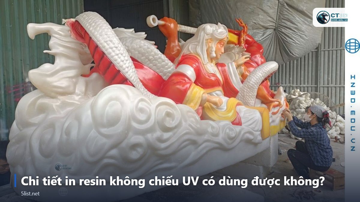 Chi tiết in resin không chiếu UV có dùng được không? – Top 5 cách hậu xử lý sản phẩm in 3D phổ biến nhất hiện nay
