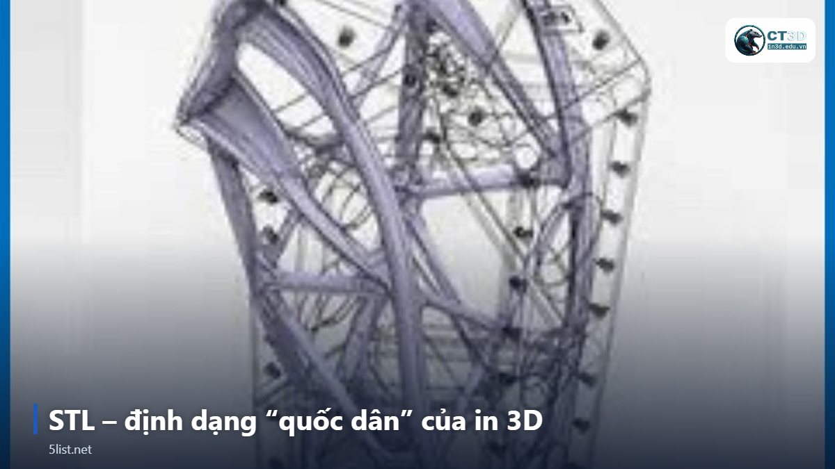 STL – định dạng “quốc dân” của in 3D – Top 5 định dạng file in 3D phổ biến: STL, STEP, OBJ, 3MF, AM