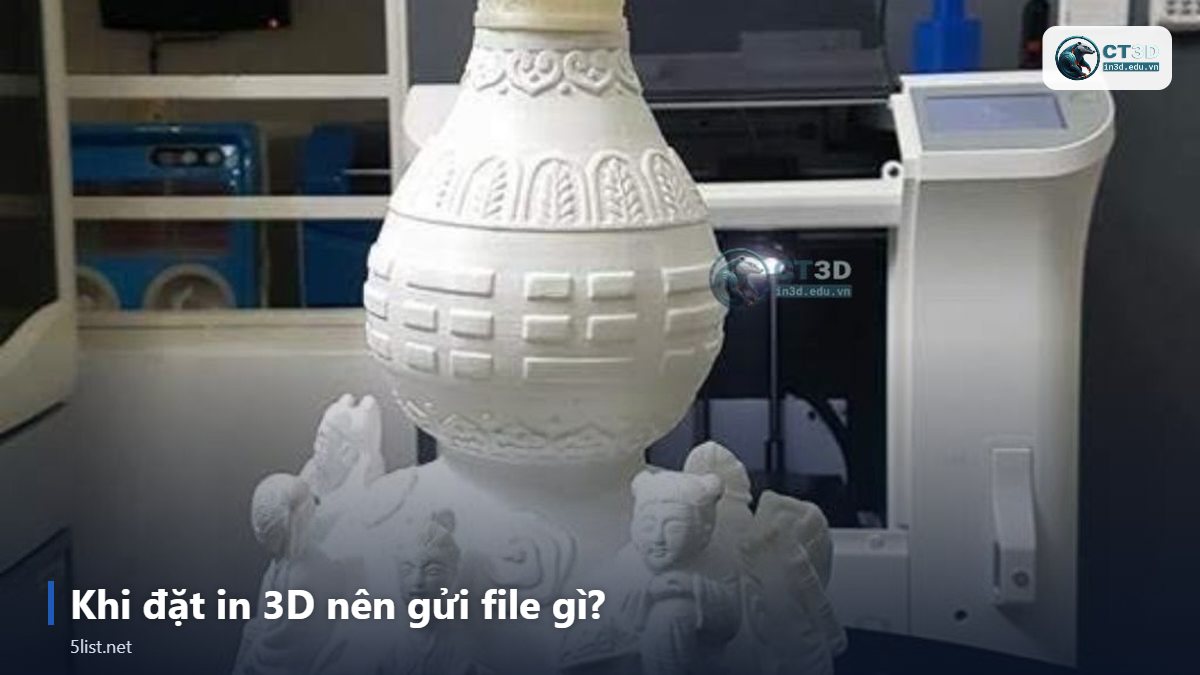 Khi đặt in 3D nên gửi file gì? – Top 5 định dạng file in 3D phổ biến: STL, STEP, OBJ, 3MF, AM