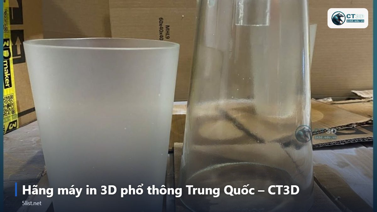 Hãng máy in 3D phổ thông Trung Quốc – CT3D – Top 5 hãng máy in 3D phổ thông Trung Quốc: Bambu Lab, Creali