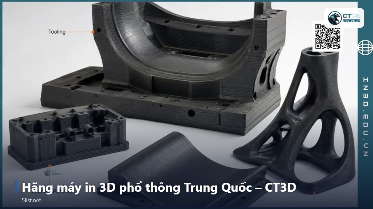 Hãng máy in 3D phổ thông Trung Quốc – CT3D – Top 5 hãng máy in 3D phổ thông Trung Quốc: Bambu Lab, Creali