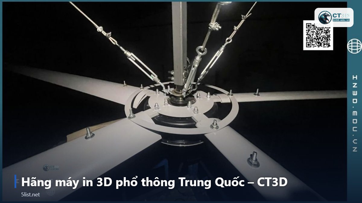 Hãng máy in 3D phổ thông Trung Quốc – CT3D – Top 5 hãng máy in 3D phổ thông Trung Quốc: Bambu Lab, Creali