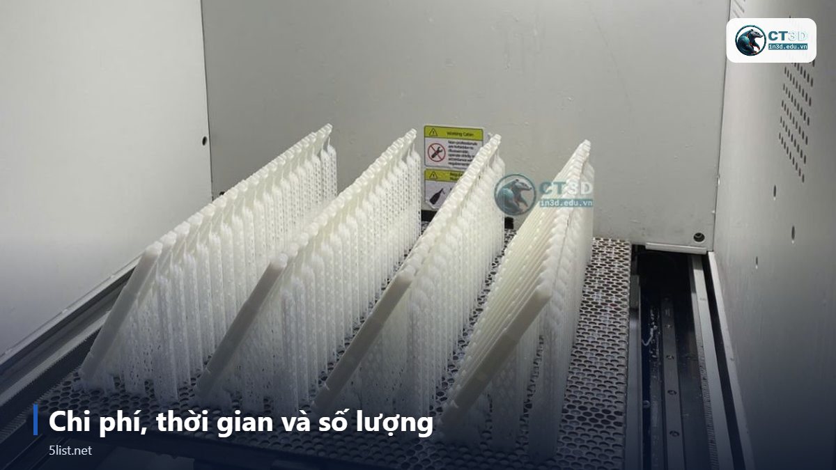 Chi phí, thời gian và số lượng – Top 5 khác biệt giữa in 3D và gia công CNC doanh nghiệp cần 