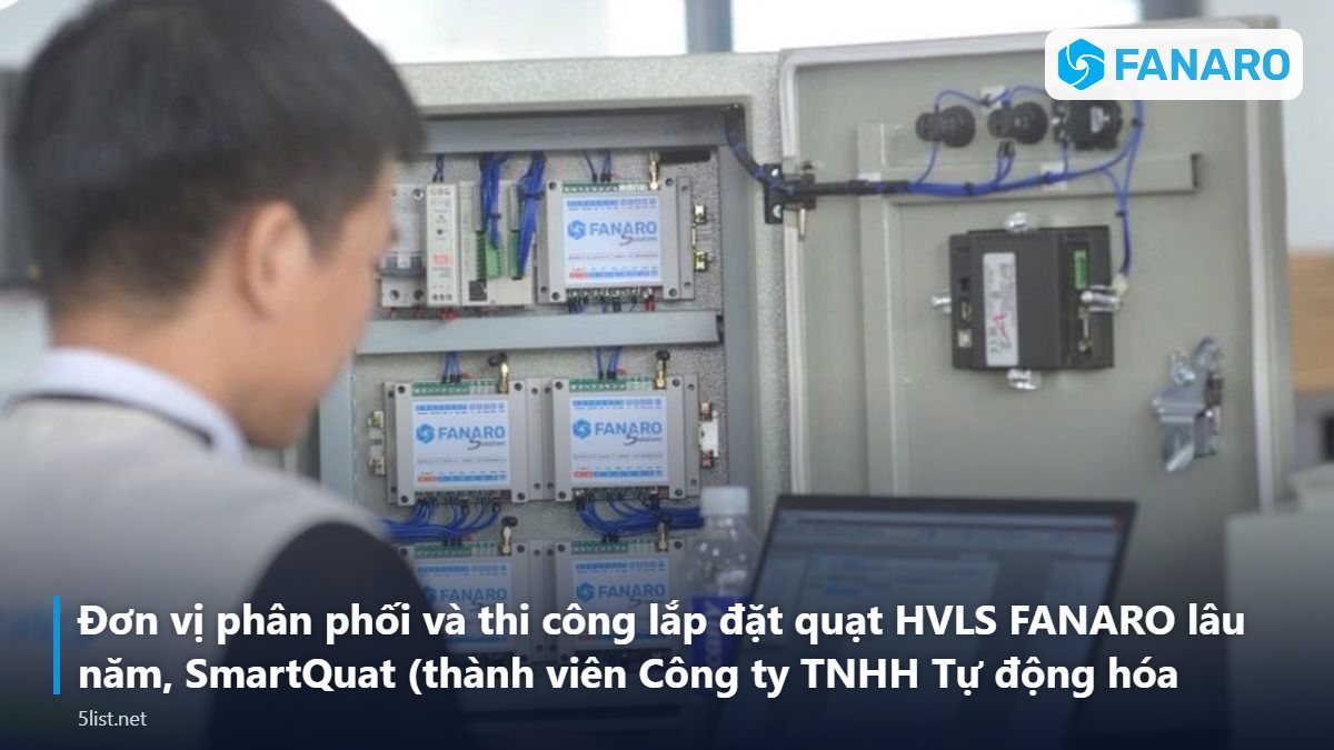 Đơn vị phân phối và thi công lắp đặt quạt HVLS FANARO lâu năm, SmartQuat (thành viên Công ty TNHH Tự động hóa – Top 5 Khác Biệt Giữa Quạt Tháp HVLS Và Quạt Đứng Công Nghiệp