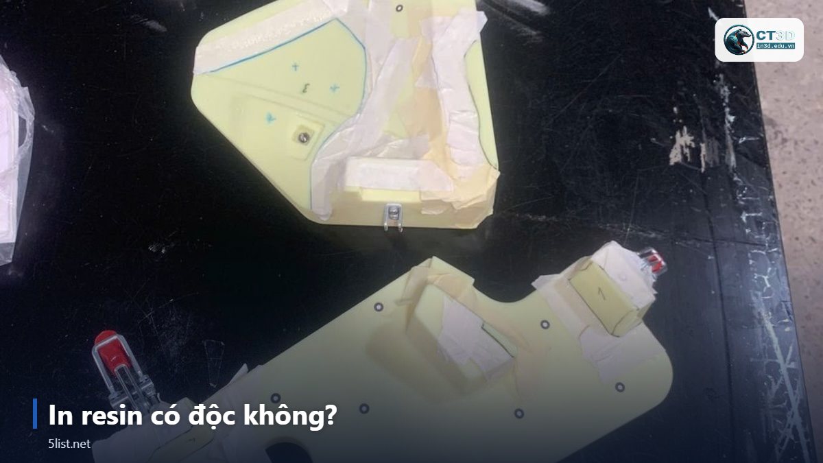 In resin có độc không? – Top 5 loại resin in 3D SLA/DLP và nên chọn loại nào