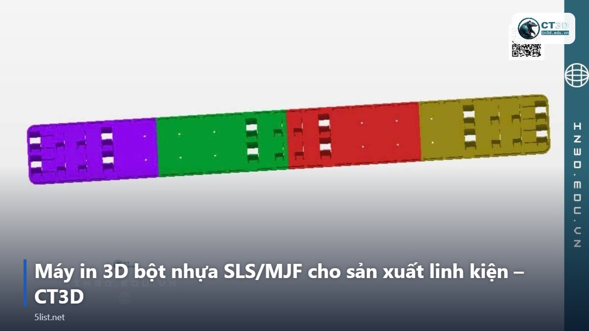 Máy in 3D bột nhựa SLS/MJF cho sản xuất linh kiện – CT3D – Top 5 máy in 3D bột nhựa SLS/MJF cho sản xuất linh kiện năm 