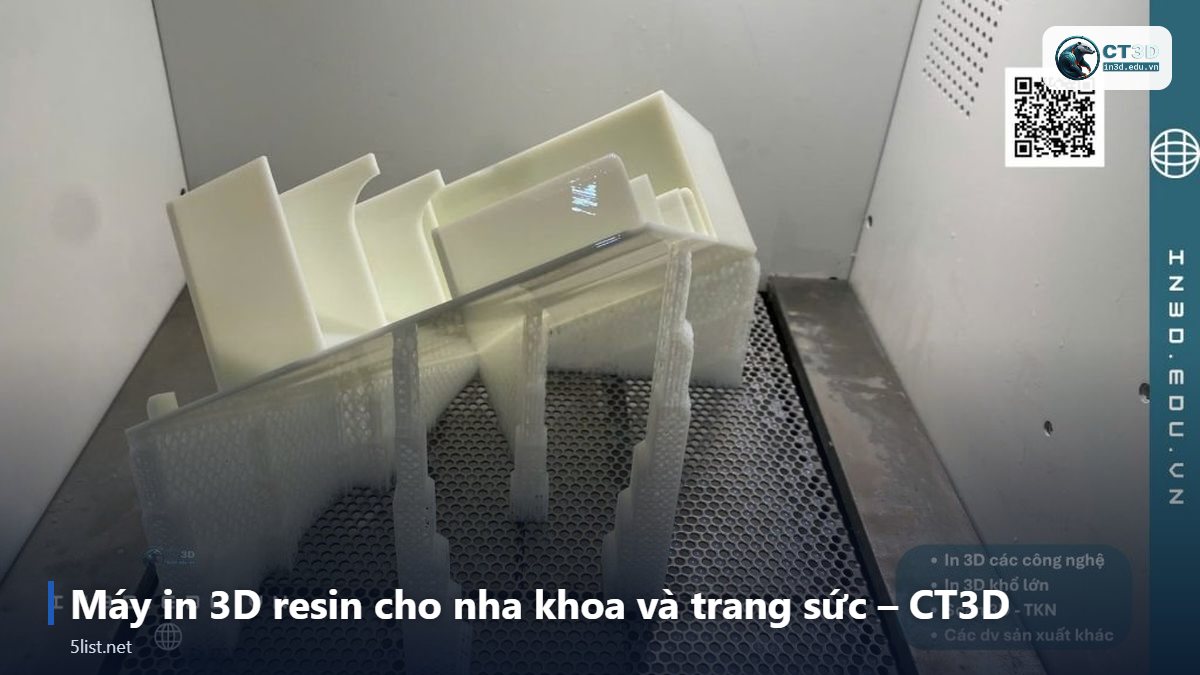 Máy in 3D resin cho nha khoa và trang sức – CT3D – Top 5 máy in 3D resin cho nha khoa và trang sức năm 2026