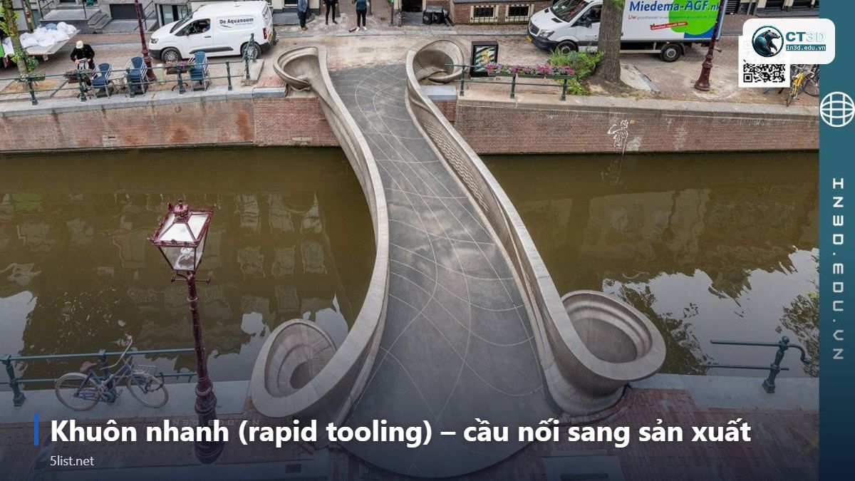 Khuôn nhanh (rapid tooling) – cầu nối sang sản xuất – Top 5 phương pháp tạo mẫu nhanh cho doanh nghiệp: in 3D, CNC