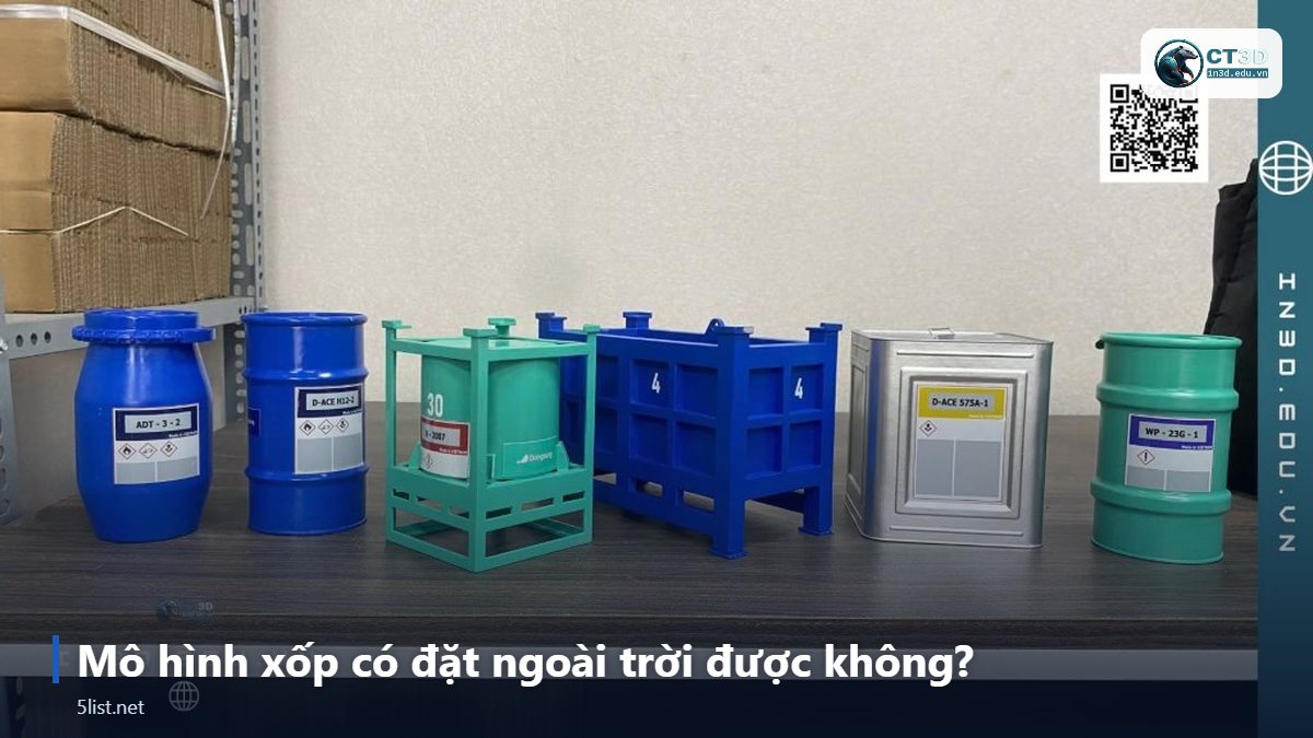 Mô hình xốp có đặt ngoài trời được không? – Top 5 ứng dụng in 3D và CNC xốp trong quảng cáo, sự kiện, PO