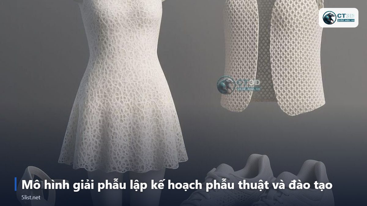 Mô hình giải phẫu lập kế hoạch phẫu thuật và đào tạo – Top 5 ứng dụng in 3D trong y tế và nha khoa nổi bật
